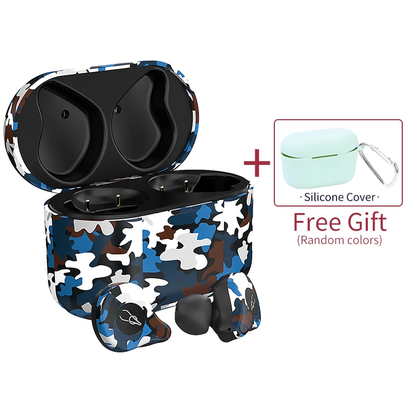 caribbean Sabbat E12 Ultra QCC3020 TWS Bluetooth 5,0 наушники стерео беспроводные наушники-вкладыши шумоподавление Беспроводная зарядка - Цвет: caribbean