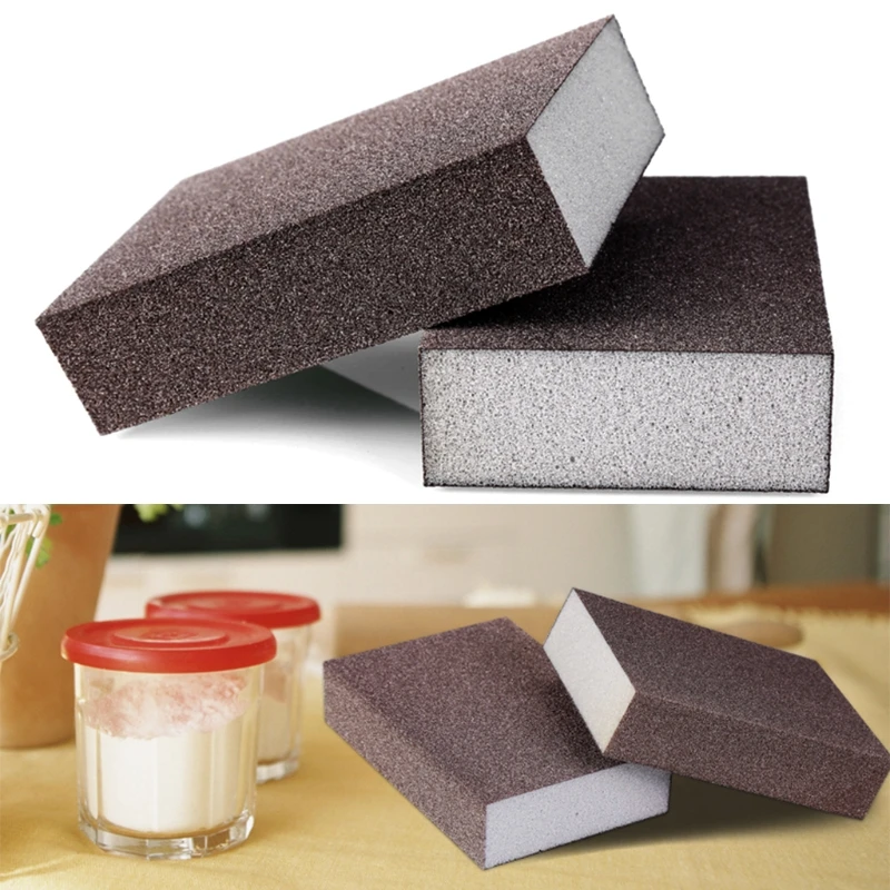 

Sanding Block Girt Sponge Polishing Pad Furniture Buffing Sandpaper Tools New