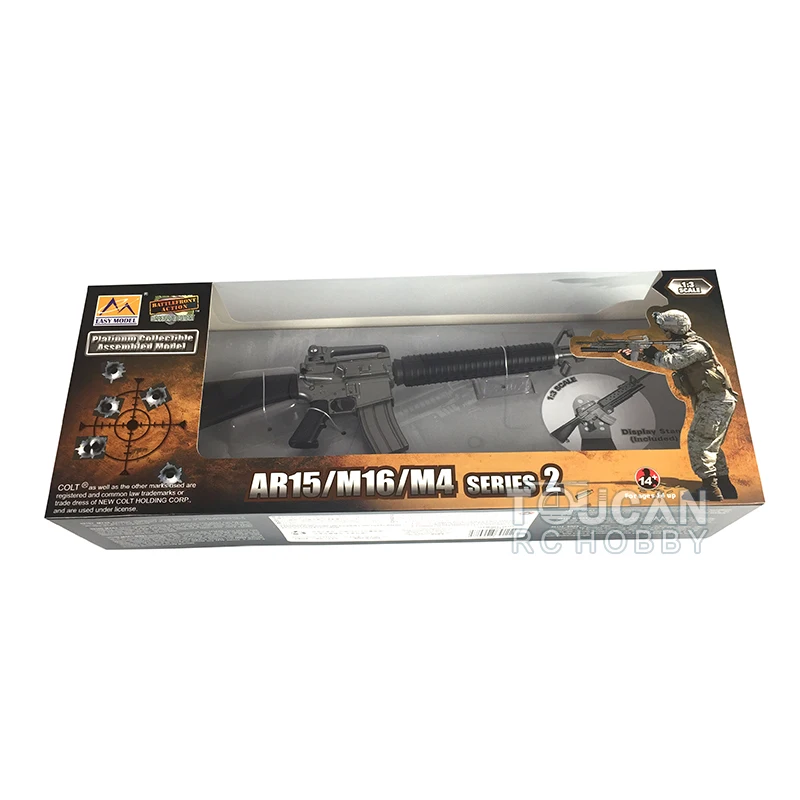 

US Stock Easy Model 39111 1/3 Scale M16A3 Rifle Submachine Gun Machine Gun Pistol Model TH07495-SMT5