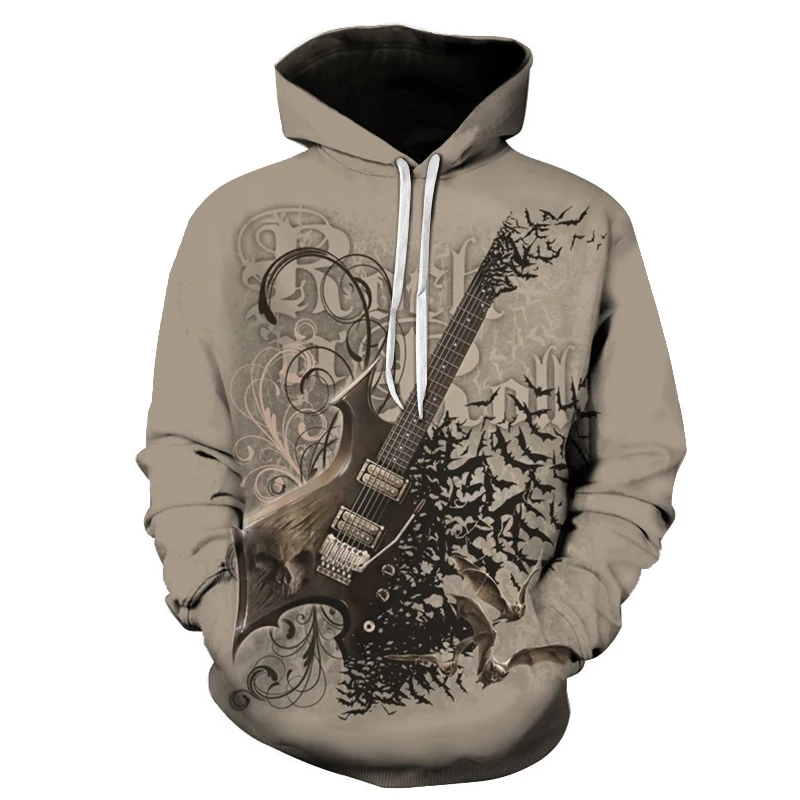 

Horror Pattern Men's Hoodies 3D Printing Sweatshirt Skull Theme Hoodie Autumn And Winter Fashion Hooded Pullover