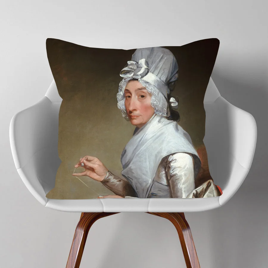 European Famous Oil Painting Portraits Art Cushion Covers Vintage Retro Home Decorative Cover Pillow Case For Sofa Car | Дом и сад