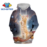 sonspee 3d print animal space cat pet alpaca hoodie pizza anime hoodies men women movement fashion street harajuku hooded jacket