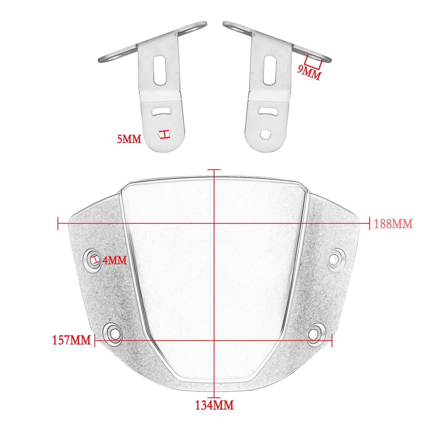 Ветровое стекло для Honda CB650R CB1000R 2018-2020 аксессуары мотоциклов ветровые дефлекторы