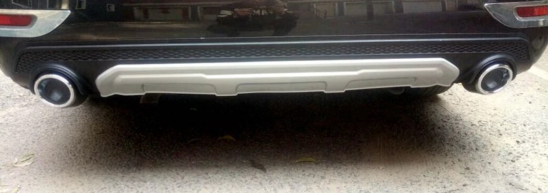 Look Picture Автомобильный задний бампер для Nissan Sentra 2012 2013 задний бампер для губ Диффузор украшение бампера Защита заднего бампера - Цвет: Look Picture