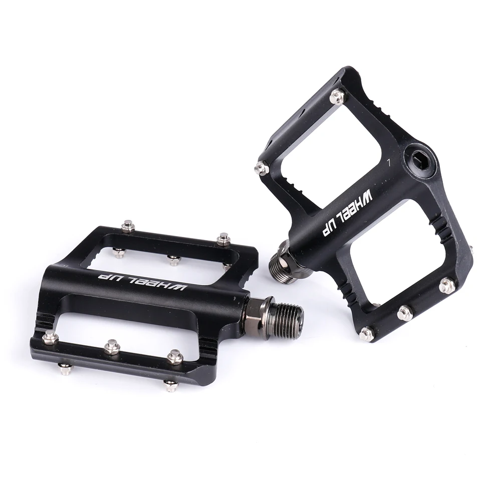 2 pcs WHEEL UP Aluminum Alloy Bearing Dead Fly Pedal Non-slip Foot Accessories Mountain Bike Bicycle Pedals Nylon Fiber | Спорт и