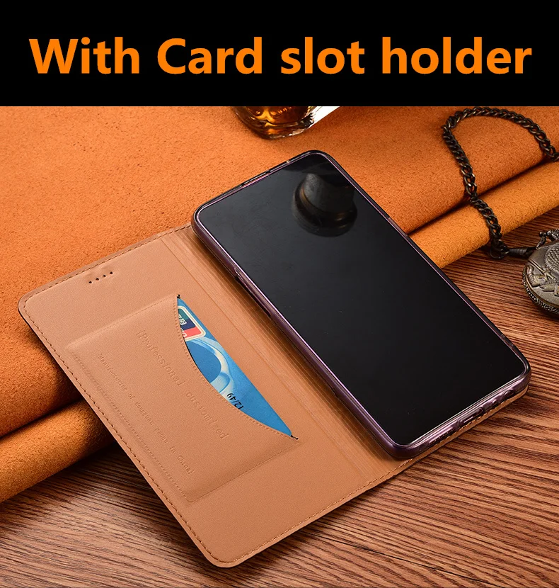 

Cowhide genuine leather magnetic phone case for ViVo S6/ViVo S5/ViVo Z6/ViVo Z5/ViVo Z5X/ViVo U3x phone bag card slot holder