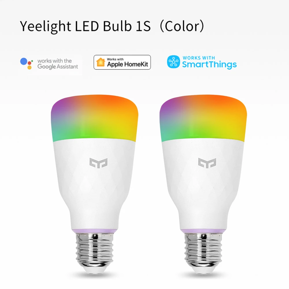 Yeelight Smart bulb LED Lamp 1S/1SE RGB Colorful Lamp AC100V-240V E27 WIFI Remote Voice Control For Xiaomi and Google Assistant