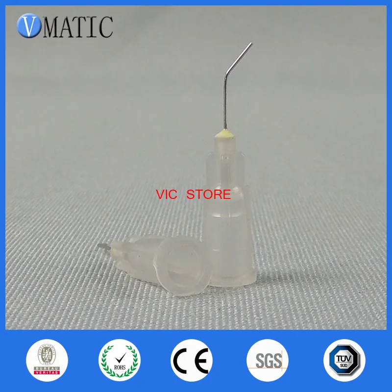 

Free Shipping 100Pcs 27G 45 Degree Bent 0.5'' Adhesive Glue Dispenser Needle Tip 1/2 Inch