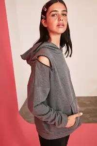 Трикотажный свитшот с капюшоном и молнией для мальчиков TWOAW21SW0141