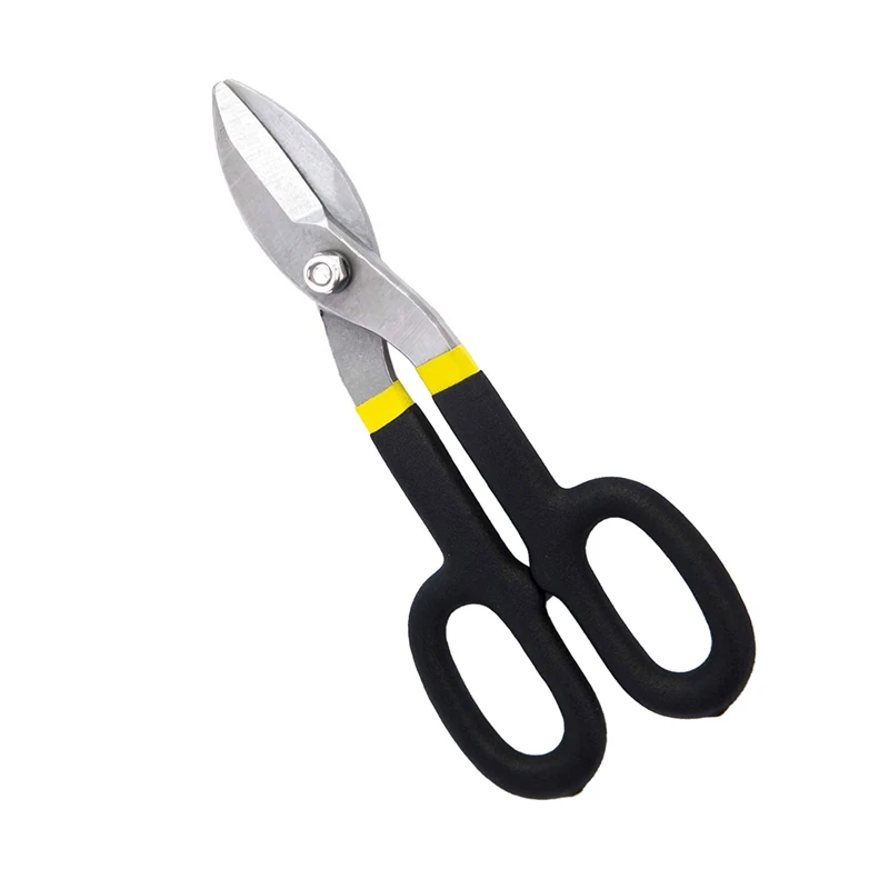 Tin Snip Flat Blade Straight Metal Shears for Cutting Plates Industrial Tools (8 Inches) | Инструменты