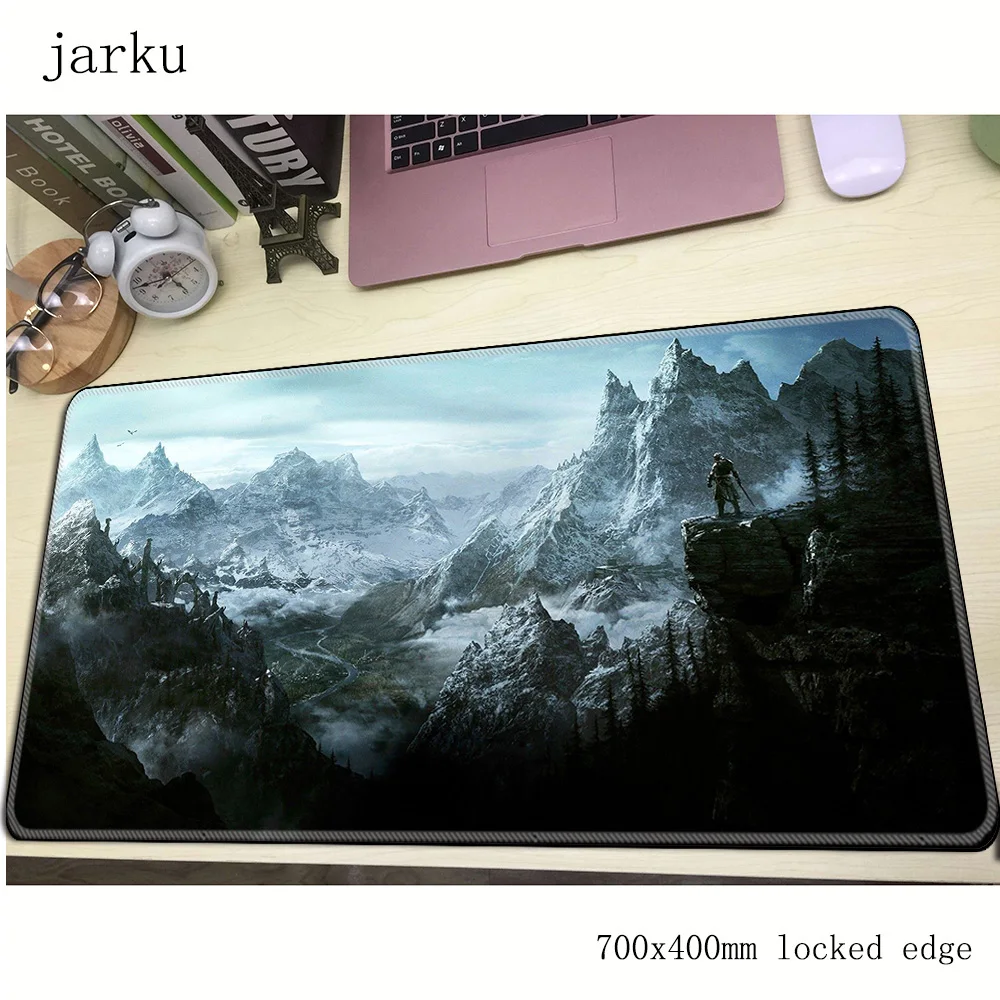 Игровой коврик для мыши skyrim 700x400 мм ноутбука большой игровой красивый Настольный