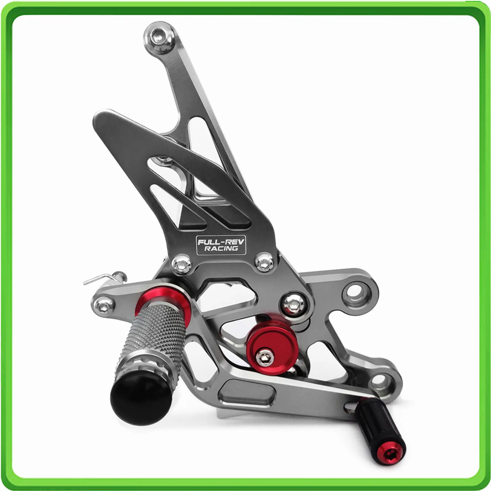 Rearsets задний комплект наборы подставка для ног колышки педаль Yamaha FZ1 2006 2007 2008 2009 2010