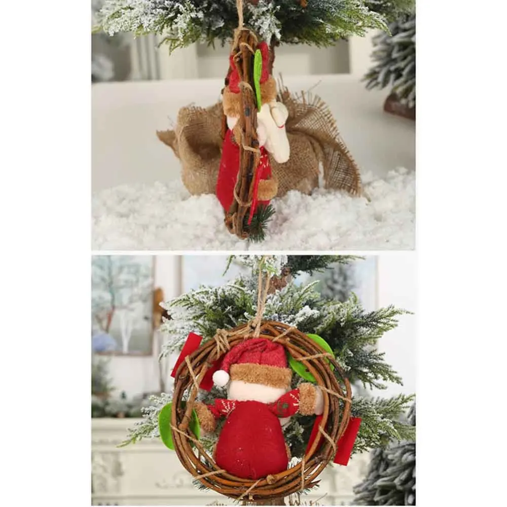 Кукольные подвески венок украшения декор для двери рождественская елка