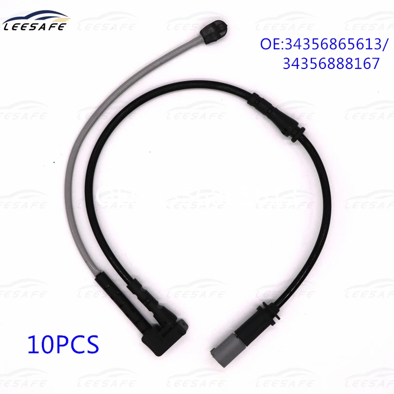 Front + Rear Brake Pad Wear Sensor for BMW MINI F54 F55 F56 Cooper OE 34356865611 + 34356865612 Brake Induction Wire Replacement electric brake controller