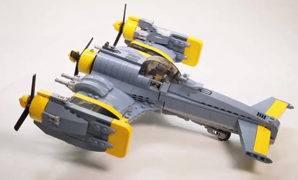 

22021 Technic Series Space Fighter Blue River Plane Model Building Blocks Bricks Educatiobal Toys Birthday Gifts Boy Toys