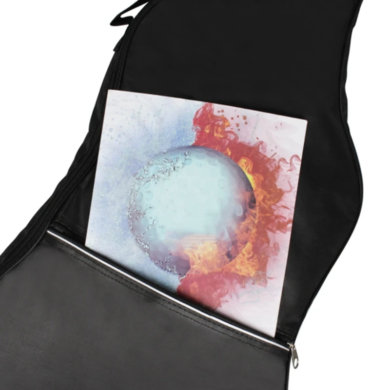 hk lade schwarz wasserdichte doppel straps bass gitarre rucksack gig tasche fall für elektrische bass schwamm gepolsterte bass fall free global s