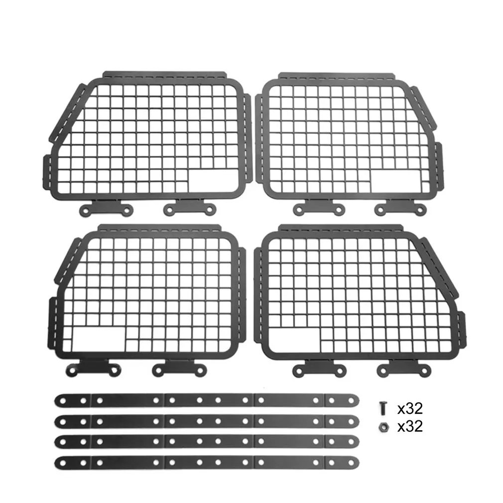 

4 шт., металлические складные защитные сетки для окон автомобиля