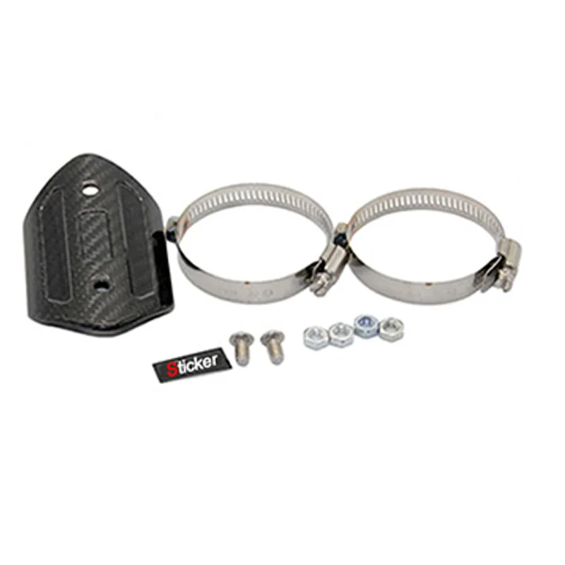 Глушитель выхлопной трубы тепловой защиты углеродного волокна мотоцикл