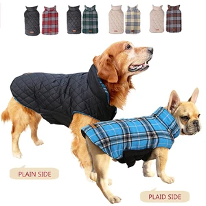 Cozy Waterproof Windproof Dog Vest Winter Coat Warm Dog Apparel for Cold Weather Dog Jacket for Small Medium Large Dogs