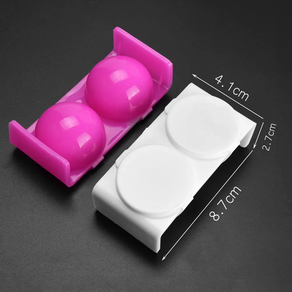 Портативная розовая пластиковая пара двойных открытых пластиковых ручек для