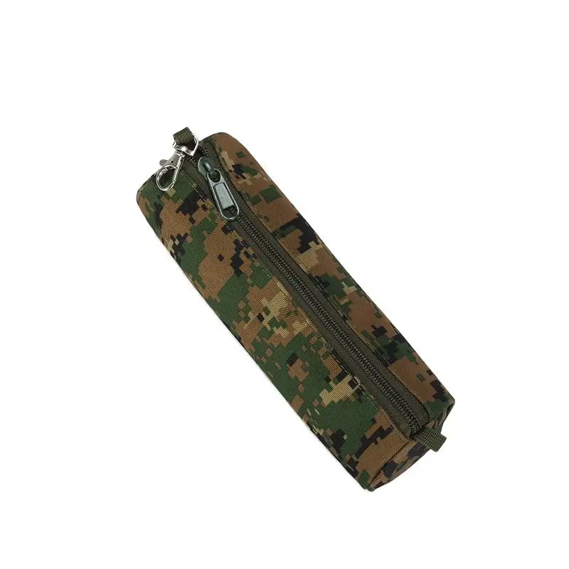 Stationery Bag Military Fashion Oxford Cloth Student Large Capacity Pen Bag Pencil Box Storage Bag