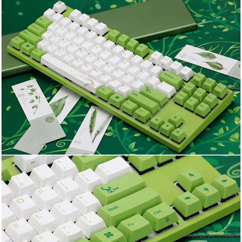 Varmilo MA87 Forest Elf mechanical keyboard wired static capacitance axis V2 white backlit computer gaming keyboard
