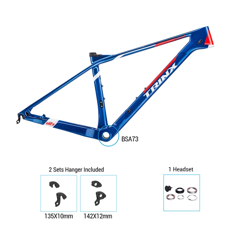 Карбоновая рама для велосипеда TRINX T800 карбоновая MTB 29er 27 5 + горного