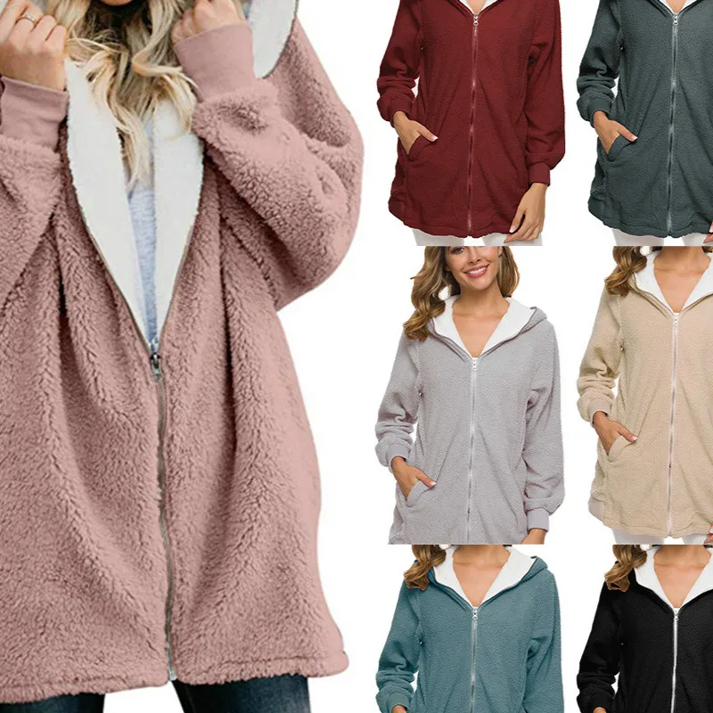 Женская куртка из овечьей шерсти осенне зимнее мягкое пальто большого размера 5xl