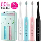 Ультразвуковая электрическая зубная щетка, перезаряжаемая зубная щетка, счетчик зубов, устройство для удаления пятен, насадки стоматолога