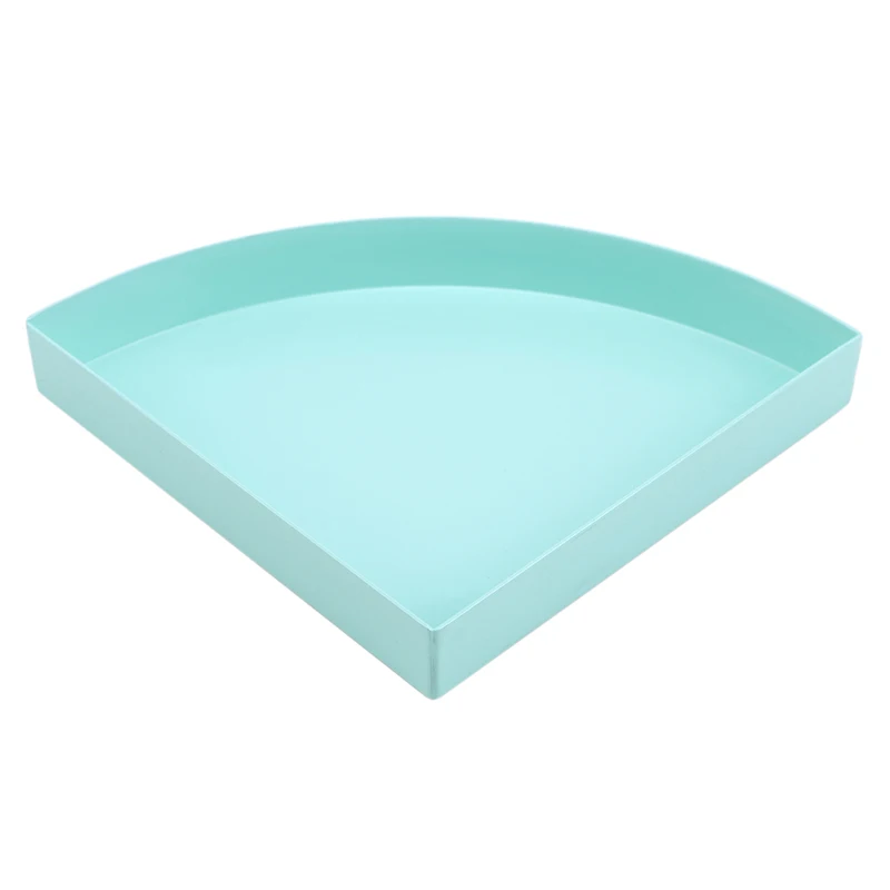 Экологичная тарелка для закусок из нержавеющей стали треугольная торта фруктов