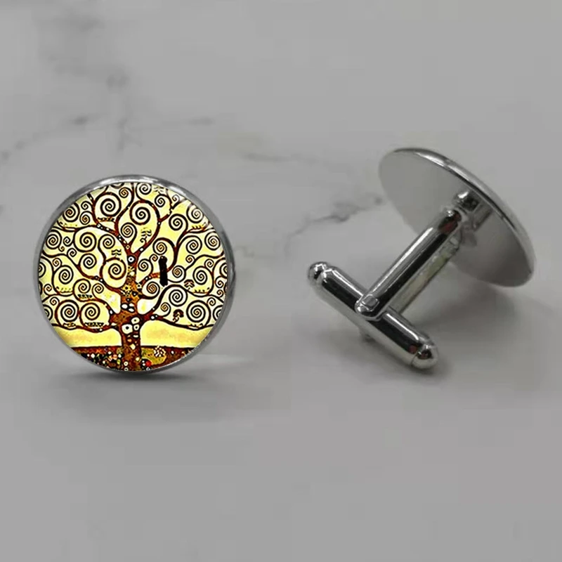Tree of Life Men's Cufflinks Best Set Wedding Shirt Accessories | Украшения и аксессуары