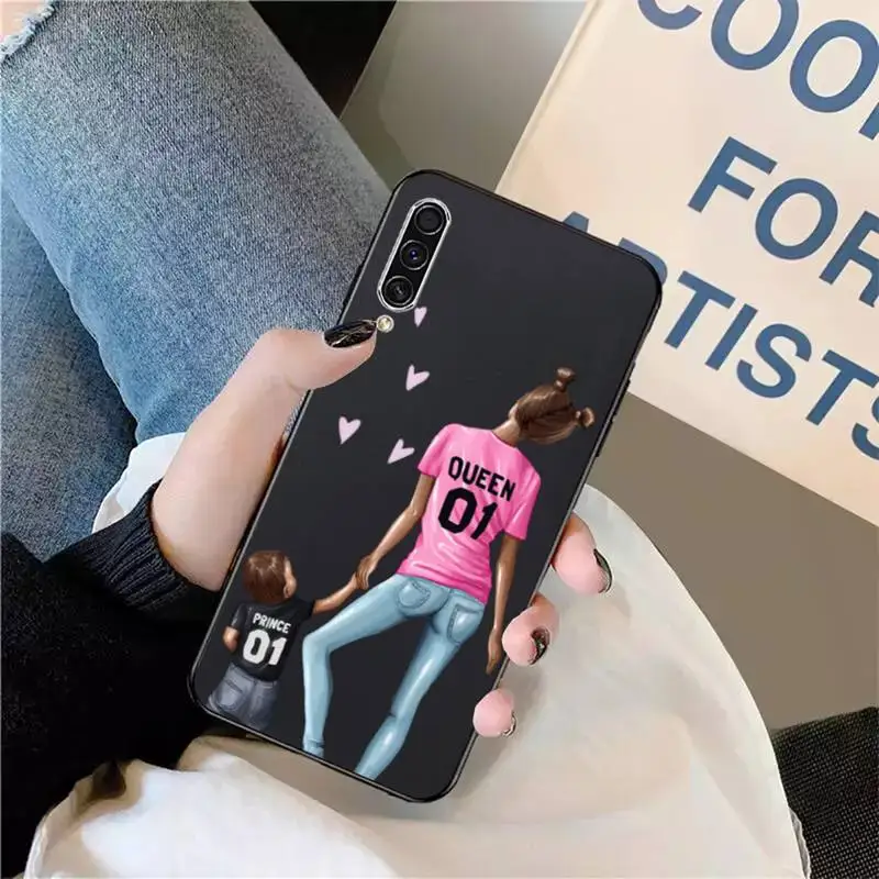 

Baby Mom Black art Phone Case For Samsung galaxy S 9 10 20 A 10 21 30 31 40 50 51 71 s note 20 j 4 2018 plus