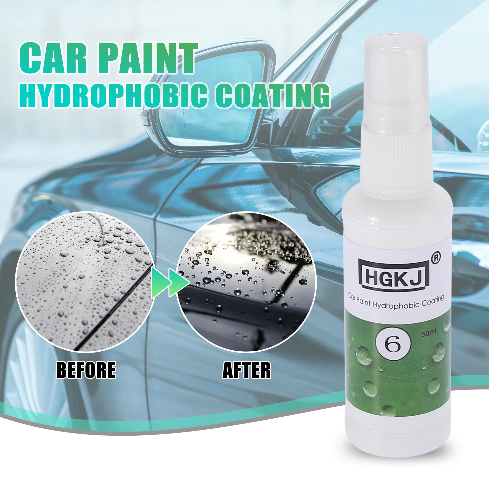 

X Autohaux 50ml Car Hydrophobic Paint Coating Anti Scratch Exterior Care Paint Car Polish Wash Accessories