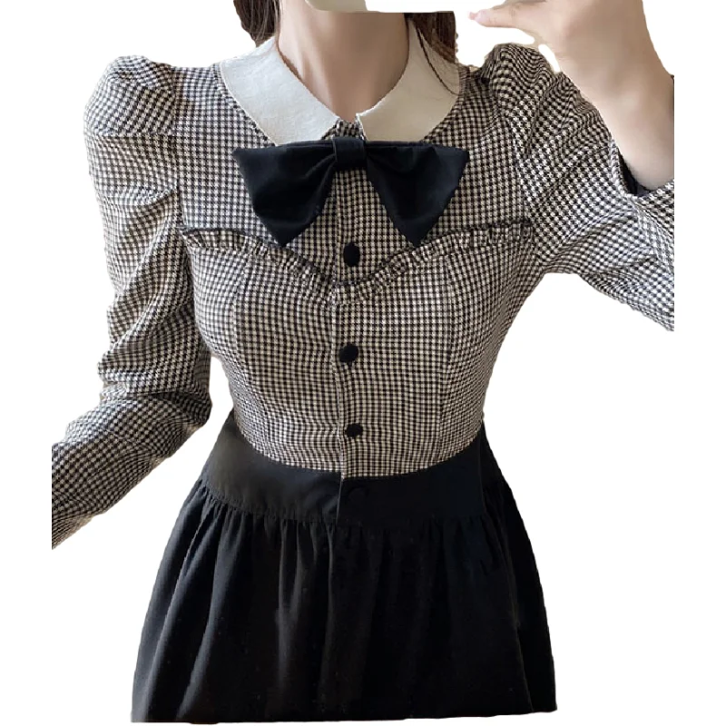 

New Spring Dress Girls Boho Solid Female Vintage Dress Party Oversize Long Sleeve Women Dresses Robe Vestido