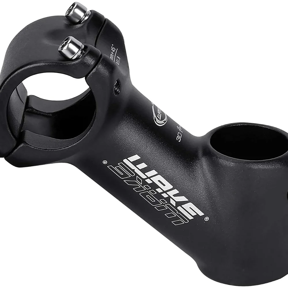 

Bike Stem Aluminum Alloy Cycling Mountain Bicycle Extend 45 Degree Handlebar Stem Riser Bike Handlebar Stem Riser MTB Stem