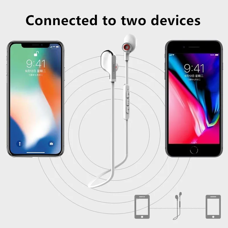 Bluetooth-наушники REMAX с шейным ремешком и микрофоном | Электроника