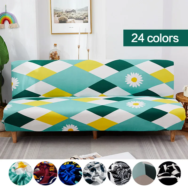 

ARICK Sofa Bed Cover Folding Modern Seat Slipcovers Stretch Covers Cheap Couch Protector Elastic Futon Spandex Cover BenchCover