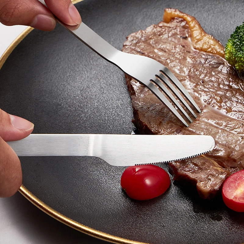 Столовая посуда столовый нож вилка ложка Набор дорожной посуды набор столовых