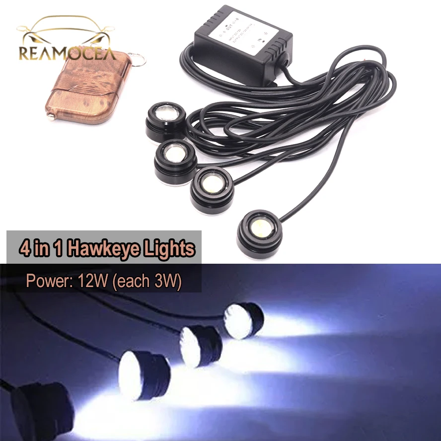 

1 шт., мотоциклетная светодиодная фара 6/8 лм 12 В