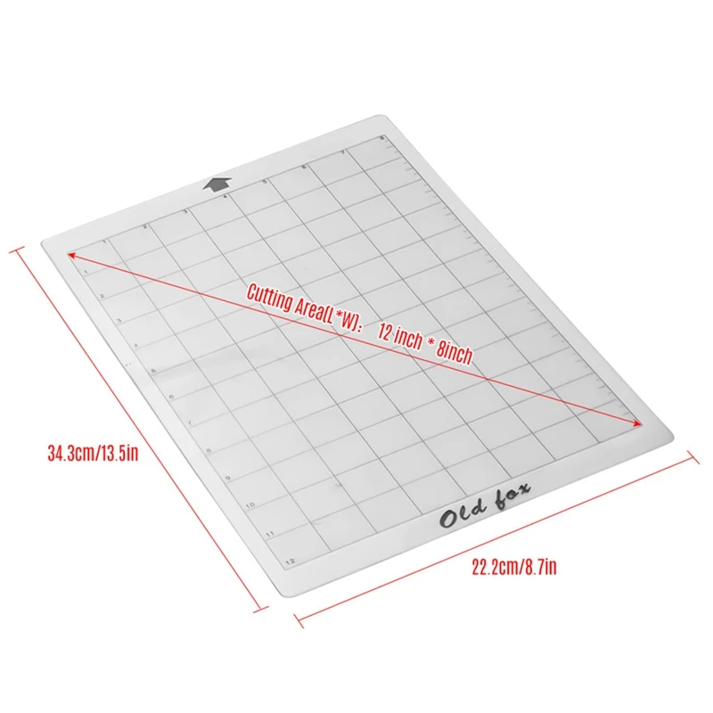 3 шт. сменный коврик для резки клейкий с измерительной сеткой 8 на 12 дюймов Silhouette