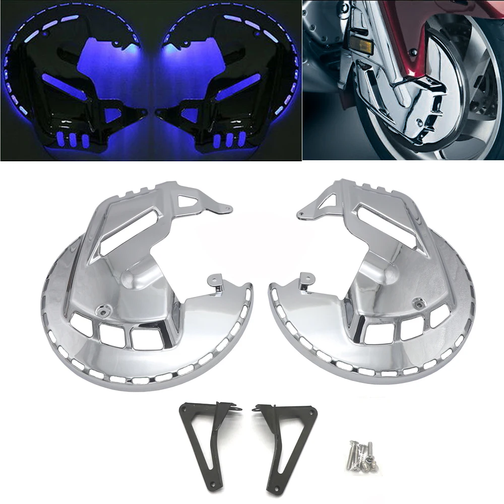 Тормозной диск крышки ротора красный светодиодный 2001 2014 для HONDA F6B 2013 2015 Honda GOLDWING