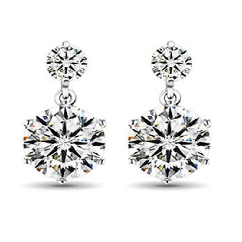 Ювелирные наборы из драгоценных камней Классический кубический цирконий кулон