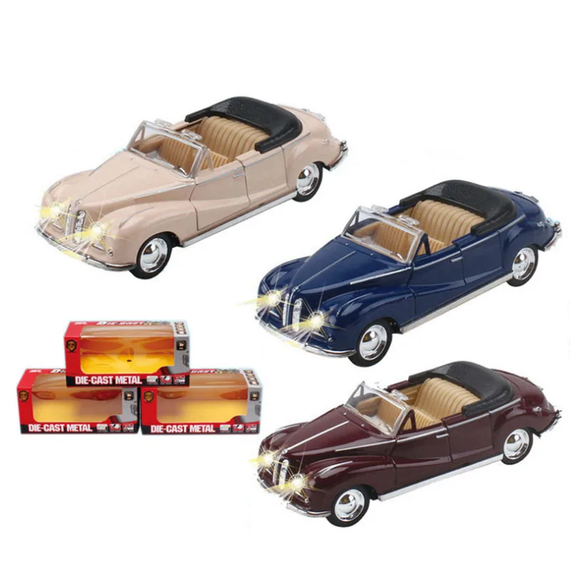 Масштаб 1:32 Классический гоночный автомобиль SPYDer модель 1955 Corvette литые автомобили