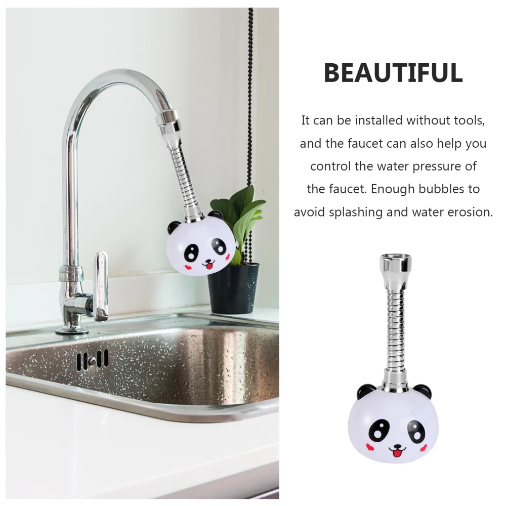

1pc Cartoon Pressurized Faucet Splash-Proof Water-Saving Shower Filter for Home