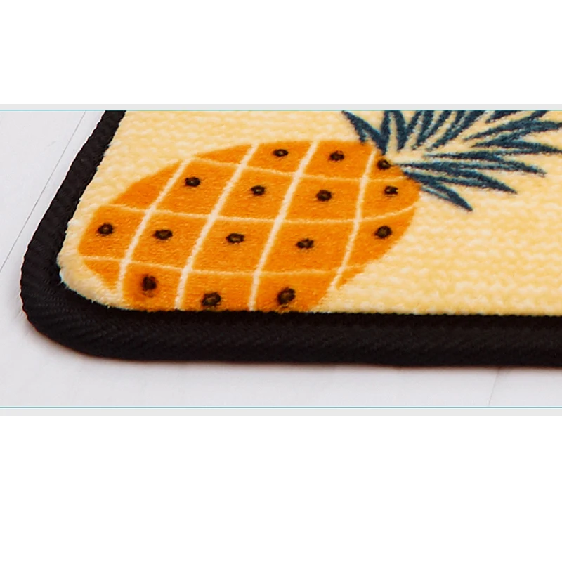 Дверной коврик коралловый бархатный для спальни кухни ванной нескользящий