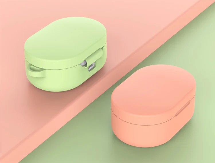 Redmi Airdots защитный силиконовый чехол для Xiaomi Bluetooth наушники зарядная коробка защитный чехол для Xiaomi Airdots