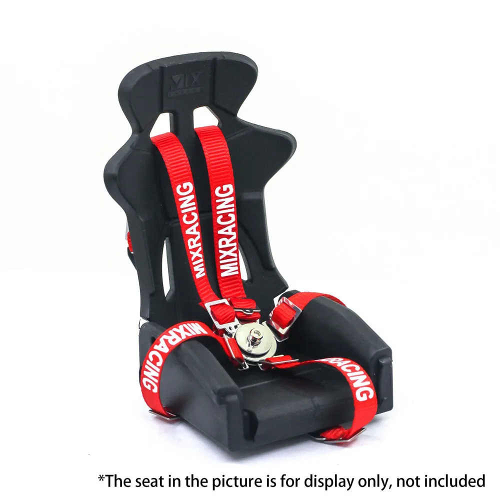 

Ремень безопасности для салона автомобиля, украшение сиденья водителя для 1/10 Axial SCX10 Wraith RC автомобильные аксессуары