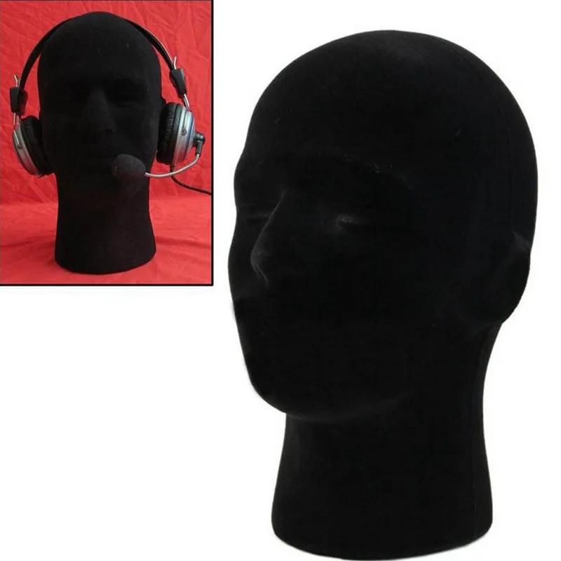 Новинка мужская шапка для волос из пенопласта белая черная головной убор модель