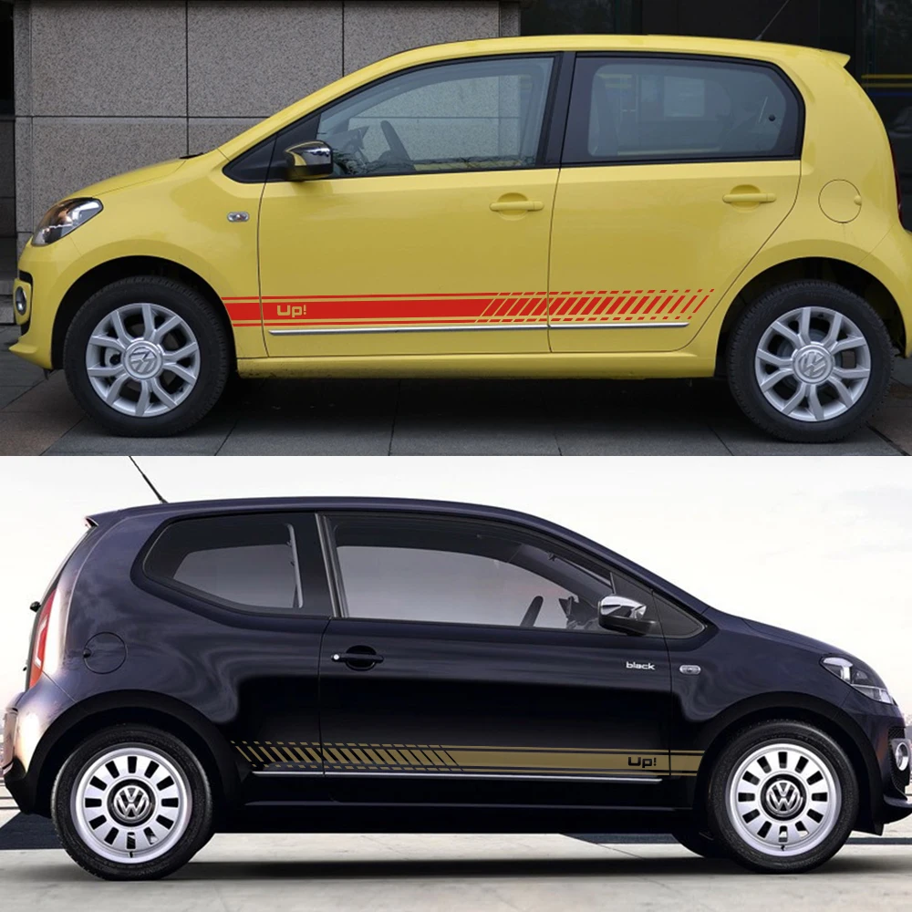 2 шт. виниловые автомобильные наклейки стильные спортивные автомобили боковые