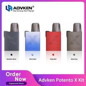 Advken Potento X Pod Kit 950 мАч встроенный аккумулятор 2,5 мл емкость картриджа с 1,01.2ohm сетки катушки VS Nfix Pod System Kit